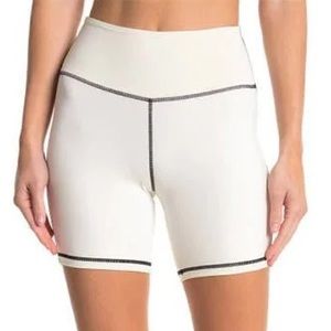 WEWOREWHAT Off White Biker Shorts NWT